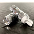 ~(1 lbs. 6X4X1)~ 7443 (5 Extreme High Power CREE LEDs on each bulb) 360 Degree 30-Watt CREE LEDs - AMBER (Two Bulbs Per Package)