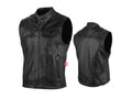 Speed and Strength Band Of Brothers Leather Vest Black - Medium