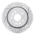 R1 03-11 Cadillac Bls (Mexico) Rear Right Drilled & Slotted Geoperformance Rotor