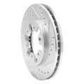 DFC 85-12 Nissan NP300 (Mexico) Front Right Drilled & Slotted Silver Brake Rotor