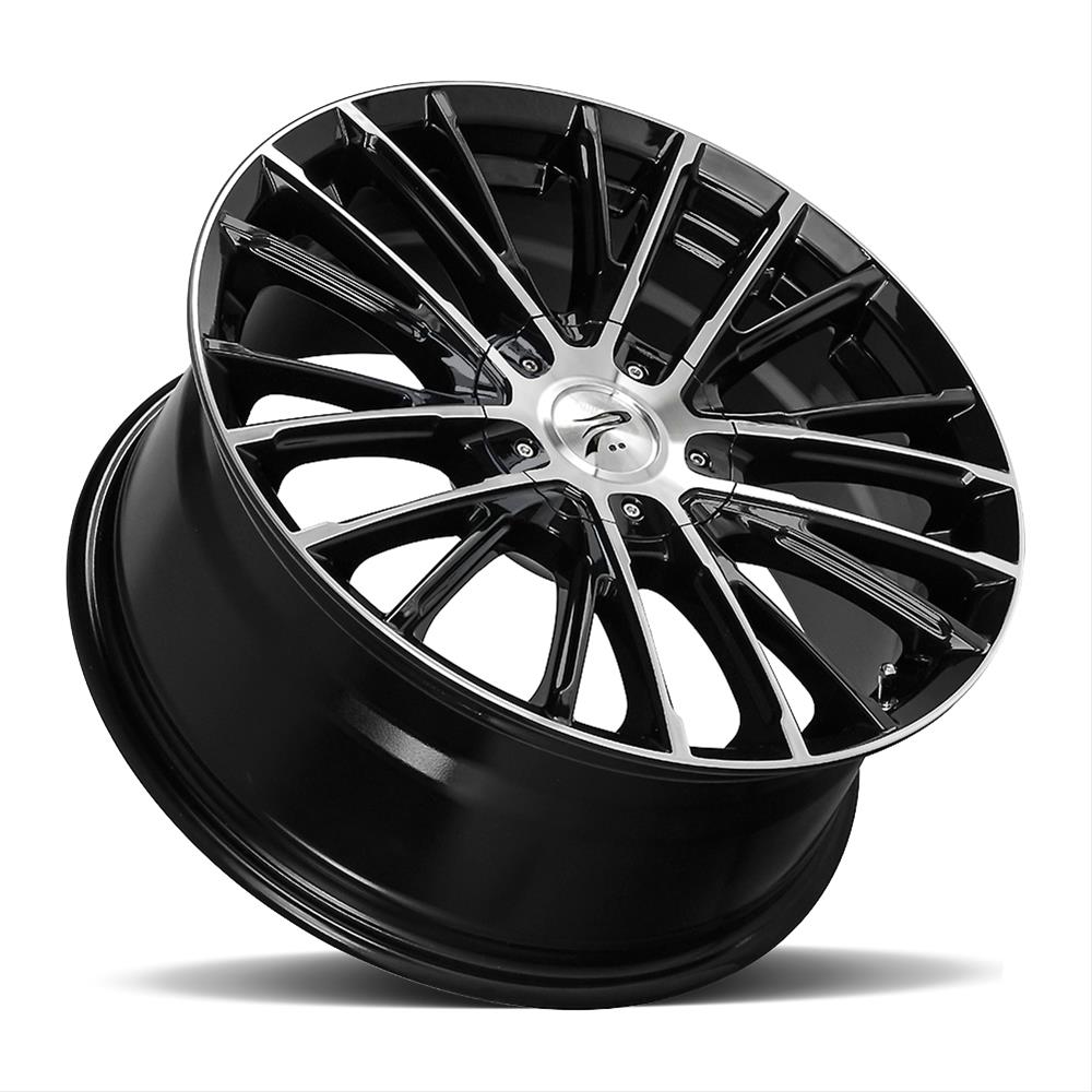 437 17X7.5 4-4.25 BLACK
