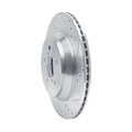 DFC 19-23 Subaru Crosstrek Rear Right Drilled & Slotted Silver Brake Rotor
