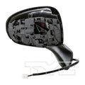 RH MIRROR OUTSIDE REAR VIEW POWER; HEATED; W/COVER; PTM TOYOTA PRIUS V 20122013 CAPA