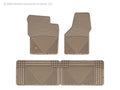 WeatherTech 00-05 Ford Excursion Front/Rear/and Rear Rubber Mats - Tan