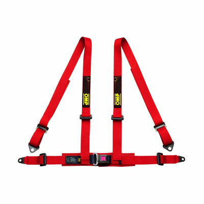 OMP 4 POINTS ECE HARNESS - ROAD 4 ECE 2208 RED