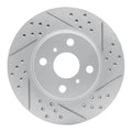 R1 04-06 Scion Xb Front Right Drilled & Slotted Geo-Carbon Rotor