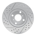 R1 04-06 Scion Xb Front Right Drilled & Slotted Geo-Carbon Rotor