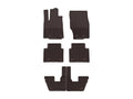 WeatherTech Cocoa Front Rear and Rear All-Weather Floor Mats Fits -21-24 Grand Cherokee L W614CO-W615CO-W616CO