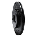 R1 95-99 Dodge Neon (USA/Canada) Front Left Drilled & Slotted Black Brake Rotor