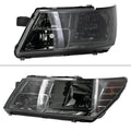 HEADLIGHTS CHROME HOUSING SMOKED LENS - NO BULBS INCLUDED