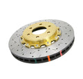 DBA 15-20 Ford Mustang GT (w/o Perf Pkg) Rear Street Series Drilled Rotor w/Black Hat