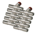 3/8 NPT(M) 3/8 TO 3/8 SWIVEL TFITTING (10 PCS) DOT APPROVED