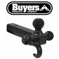 TRI-BALL W/HOOK HITCH,1-7/8,2,2-5/1