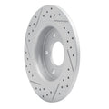 DFC 04-13 Mazda 3 Rear Right Drilled & Slotted Geoperformance Rotor