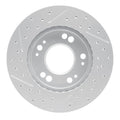R1 90-05 Chrysler Sebring Front Right Drilled & Slotted Geoperformance Rotor