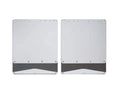 Mud Flaps: 2001-2005 Chevrolet Suburban 2001-2005 Chevrolet Tahoe Z-71; Mud Skins Form Fitted Mud Flaps; pair; front set; stainless steel