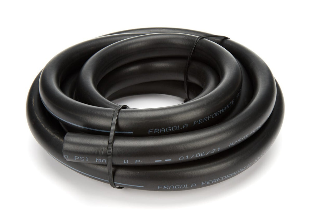 Fragola -4AN Push-Lite Hi-Temp Black Hose - 15ft