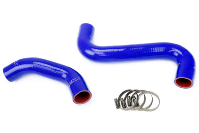 HPS Performance Blue Reinforced Silicone Radiator Hose Kit Coolant for Subaru 01-07 WRX / STI