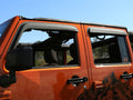Rugged Ridge Window Visors Matte Black 07-18 4-Door Jeep Wrangler