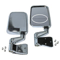Rugged Ridge 87-02 Jeep Wrangler YJ/TJ Chrome Dual Focus Door Mirror Kit
