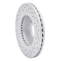R1 89-13 Infiniti G20 Front Right Drilled & Slotted Geoperformance Rotor