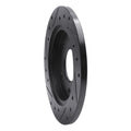 R1 88-94 Buick Regal Rear Right Drilled & Slotted Black Brake Rotor