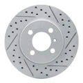 R1 84-91 BMW 325E Front Right Drilled & Slotted Geoperformance Rotor