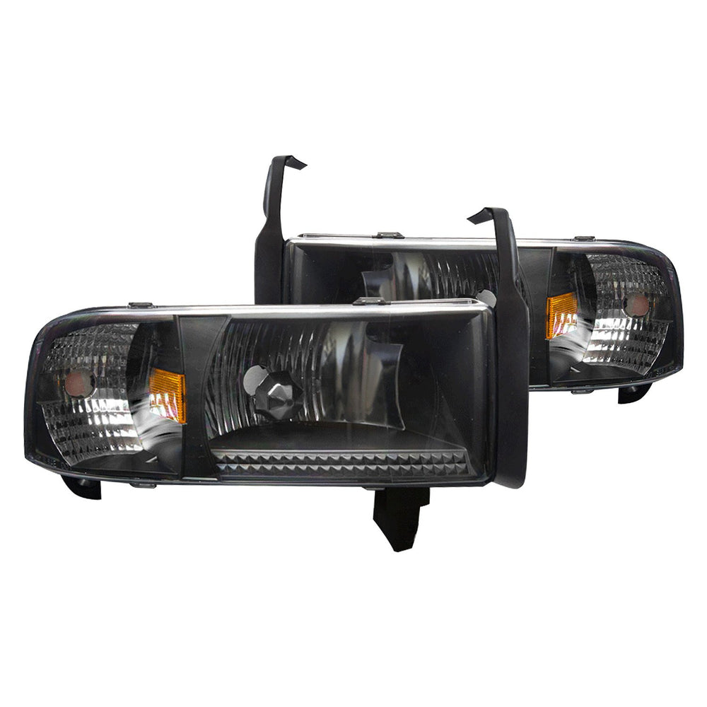 Winjet black headlights