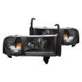 Winjet black headlights
