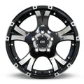 MAXLYNE 15X6 5X4.5 ET0 CB3.19 BLACK MACHINED