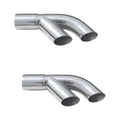 Exhaust Tip Slip Fit 3in to Dual 3in