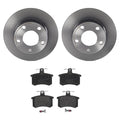 Brembo OE 92-94 Audi 100/100 Quattro/95-98 A6/A6 Quattro Rear Disc Brake Kit