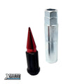 5 LUG 14-1.50 SHORT SPIKE KIT RED