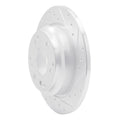 DFC 99-01 Acura RL Rear Right Drilled & Slotted Silver Brake Rotor