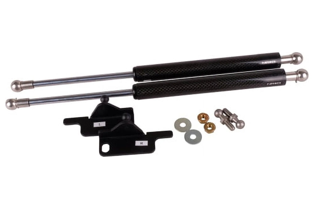 NRG Hood Damper Kit (Polished) - 03-07 Nissan 350Z/G35 (Half Pressure Shocks for CF Hood)