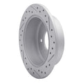 DFC 07-10 Hyundai Elantra Rear Left Drilled & Slotted Geoperformance Rotor