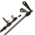 VINTAGE SERIES D C4 KICKDOWN CABLE BLK WRAP W/RED TRACERS