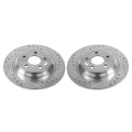 Power Stop 11-15 Volvo S60 Rear Evolution Drilled & Slotted Rotors - Pair