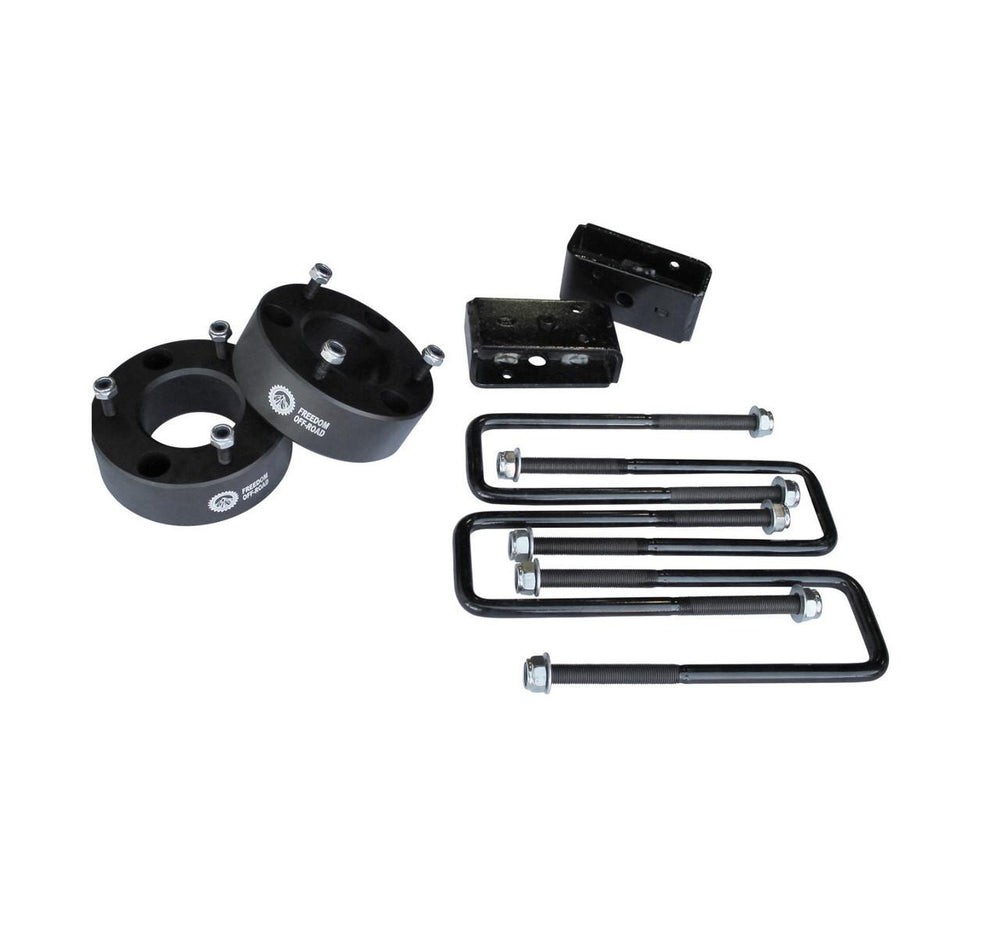 3 Inch Front Strut Spacer 2 Inch Rear Lift Blocks w U Bolts 04-23 F-150 06-08 Lincoln Mark LT Freedom Off-Road