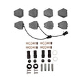 R1 00-03 Audi A8 Quattro Front Euro Ceramic Brake Pads and Hardware Kit