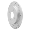 DFC 02-04 Ford Focus Rear Left Drilled & Slotted Geoperformance Rotor
