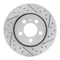 R1 00-06 Audi Tt Quattro Rear Right Drilled & Slotted Geoperformance Rotor