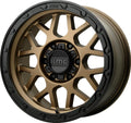 ~(40 lbs. 23X23X12)~ GRENADE OFF-ROAD 20x9 6x135.00 MATTE BRONZE W/ MATTE BLACK LIP (18 mm)
