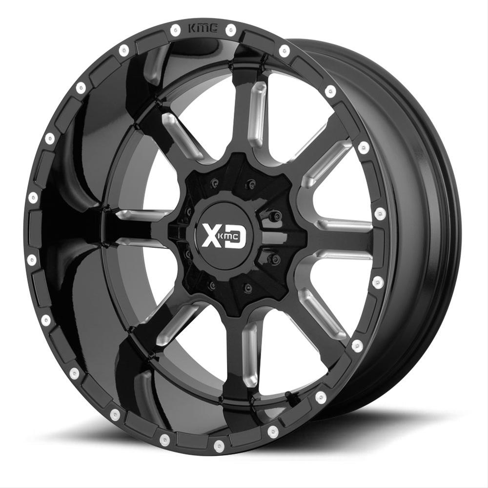 XD838 20X12 6X135/5.5 G-BLK MILL -44MM