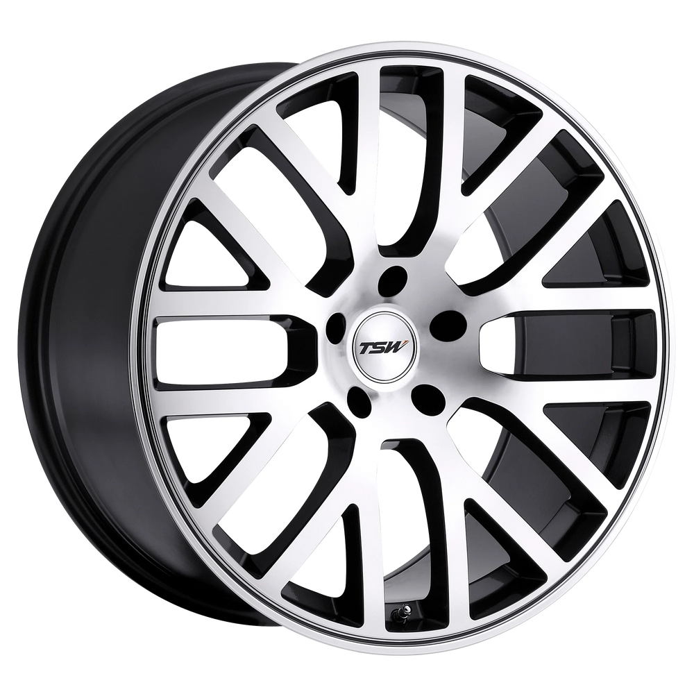 ~(42 lbs. 22X22X12)~ TSW DONINGTON 20x10.0 5/112 ET40 CB72.1 GUNMETAL MIRROR CUT FACE/GUNMETAL LIP