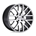 ~(42 lbs. 22X22X12)~ TSW DONINGTON 20x10.0 5/112 ET40 CB72.1 GUNMETAL MIRROR CUT FACE/GUNMETAL LIP