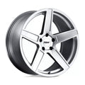 TSW Alloy Wheels silver auto part