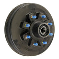 12IN THREADED HYBRID TRAILER BRAKE HUB ASSEMBLY 8000 LB 8 ON 6 1/2IN 5/8IN STUDS