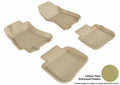 3D MAXpider 2010-2014 Subaru Legacy Kagu 1st & 2nd Row Floormats - Tan