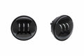 J.W. Speaker 12V SAE ECE RHT LED Fog Light with Chrome Inner Bezel 0546161